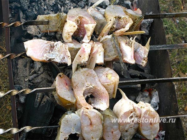 Рецепт шашлыка из рыбы